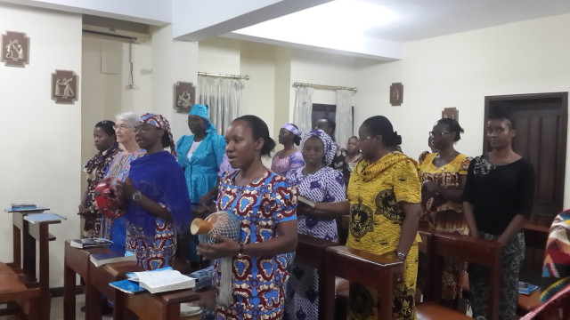 MASS ON ST THERESA'S DAY AT KEFFI STREET CHAPEL