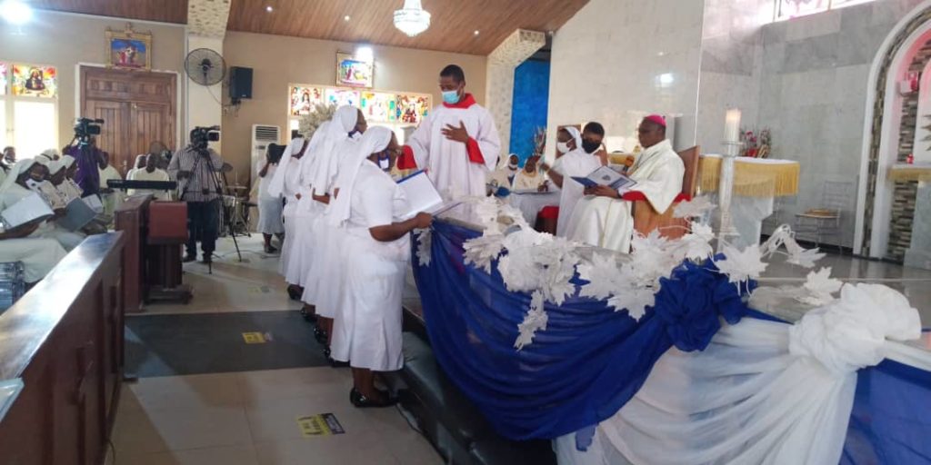 The Eucharistic Celebration took place at the Catholic Church of the Epiphany, Ologolo, Lekki-Lagos, Nigeria