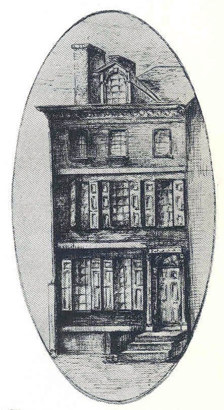 352 Chestnut street, home of Adeline Duval, possible place of Cornelia’s marriage