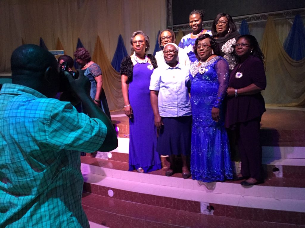 Sr. Irene Ekeng with her ‘74 group of Old Girls