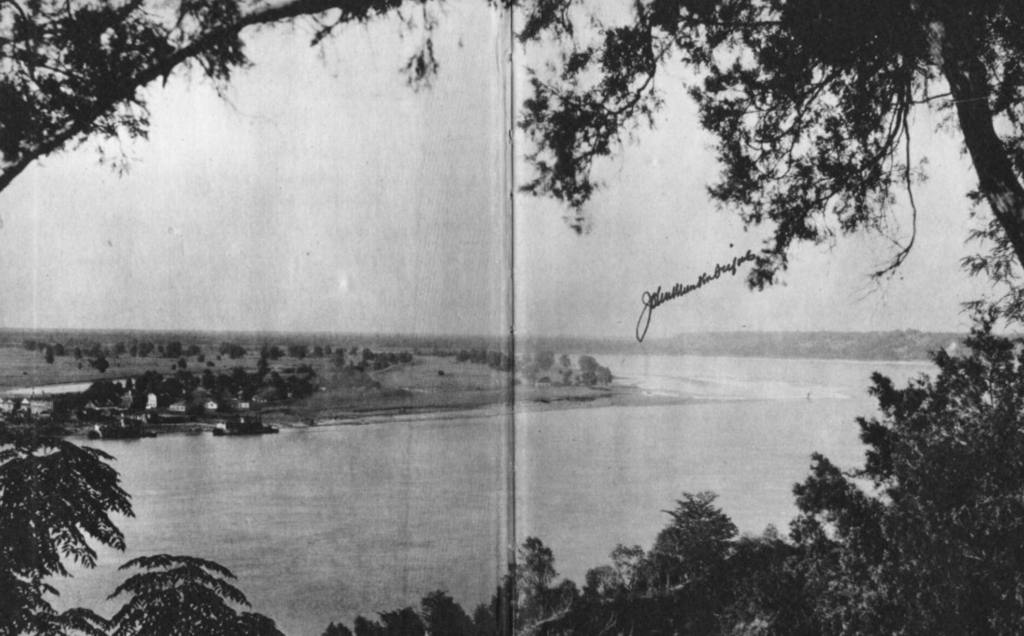 The Mighty Mississippi from the bluffs of Natchez